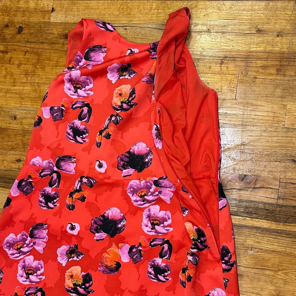 Banana Republic Floral Red Maxi Dress size 20W - Picture 8 of 15